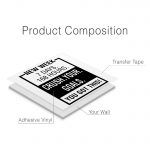 Crush Your Goals Gym Wall Sticker - Product Composition