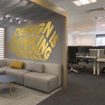 Design Office Wall Sticker - Gold Foil