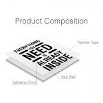 Everything You Need Wall Decor - Product Composition
