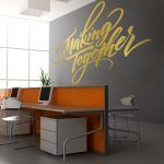 Making Together Motivating Wall Sticker - Gold Foil