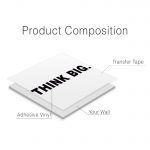 Think Big Office Wall Sticker - Product Composition