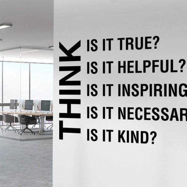 Think Office Wall Decal