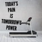 Todays Pain is Tomorrows Power Wall Decal