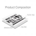 What Doesnt Kill You Gives You XP Wall Decal - Product Composition