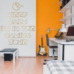 Keep Calm Gamer Decal - Gold Foil