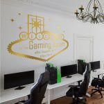 Welcome Gaming Room Wall Sticker - Gold Foil