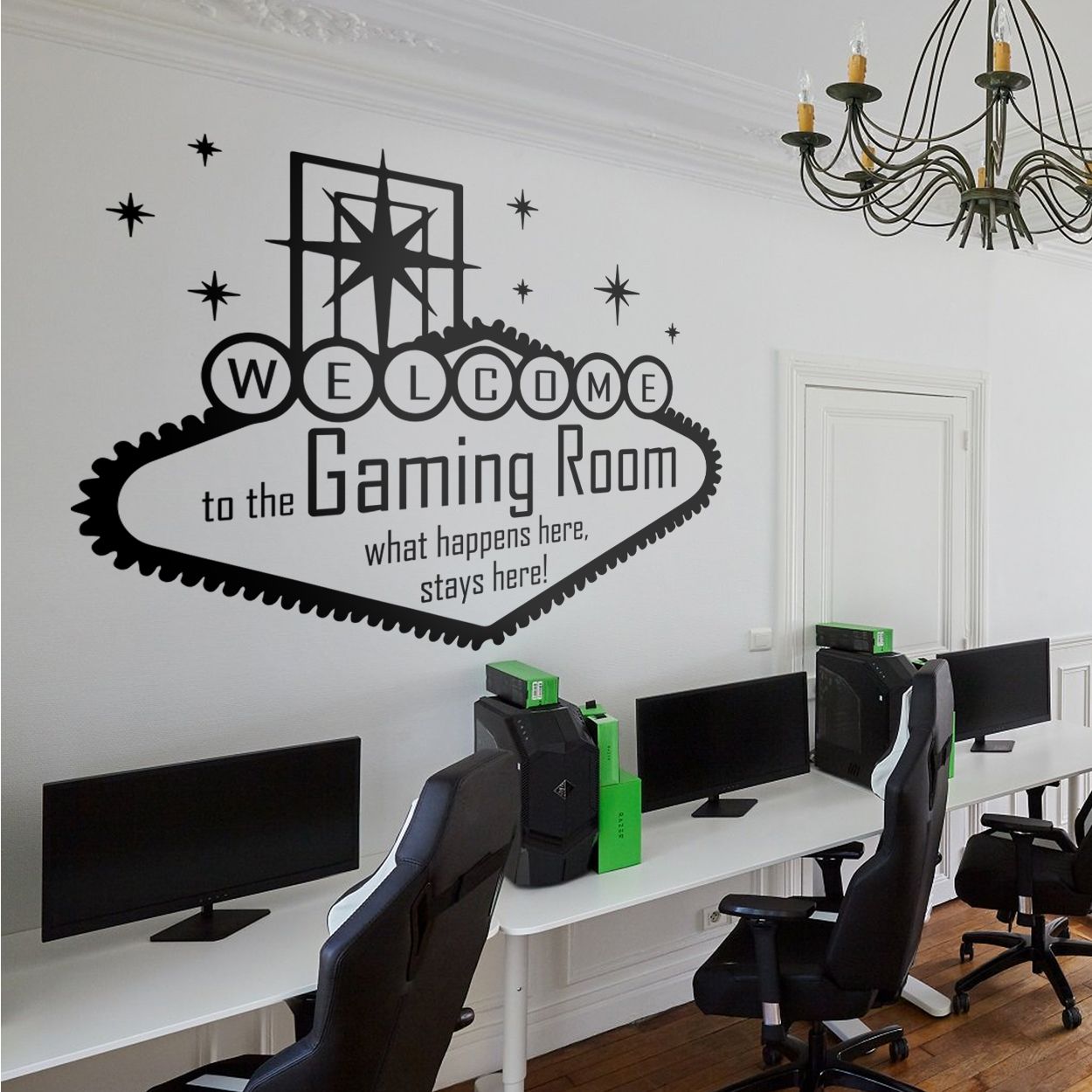 Game Zone Sign Wall Vinyl Decal Gamer Poster Gaming Quote Playroom