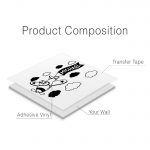 Airplane Name Wall Sticker - Product Composition