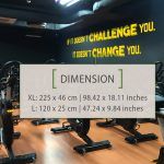 Challenge Yourself Wall Sticker - Dimensions