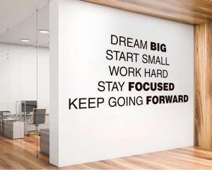 Dream Big Office Wall Sticker