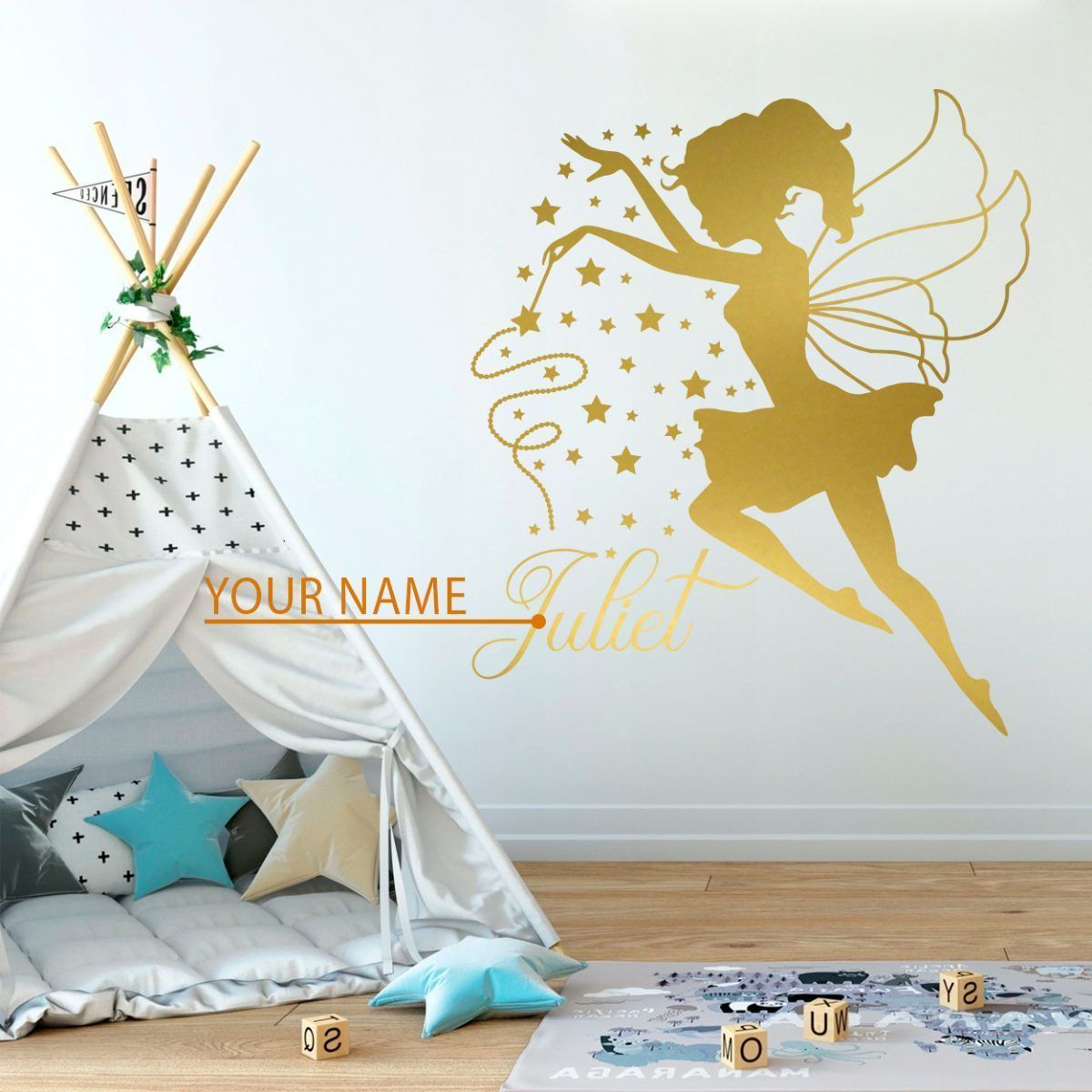 Fairy Custom Name Wall Sticker - Kuarki - Lifestyle Solutions