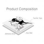 Fairy Custom Name Wall Sticker - Product Composition