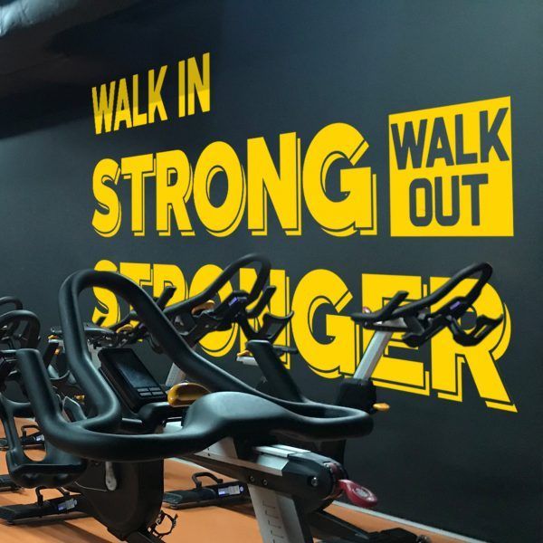 Walk In Strong Wall Sticker