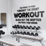 Workout Gym Wall Sticker