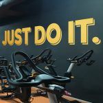 Just Do It Wall Sticker - Gold Foil