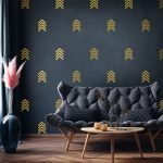 Arrows Wall Stickers Decor - Gold Foil -1