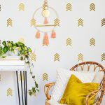 Arrows Wall Stickers Decor - Gold Foil