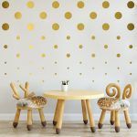Confetti Wall Stickers Decor - Gold Foil