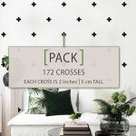 Cross Sign Wall Stickers - Pack