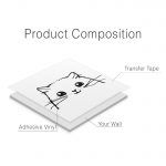 Cute Cat Headboard Sticker - Product Composition