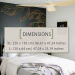 Flower Corner Wall Sticker - Dimensions