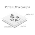 Flowers and Butterfly Wall Sticker - Product Description