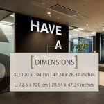 Have A Nice Day Wall Sticker - Dimensions