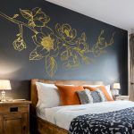 Magnolia Wall Decal - Gold Foil