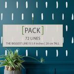 Single Line Wall Stickers - Pack