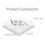 Flowers and Bird Wall Decal - Product Description