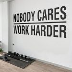 Nobody Cares Work Harder Gym Sticker