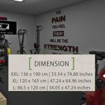 Strength of Tomorrow Wall Sticker - Dimensions