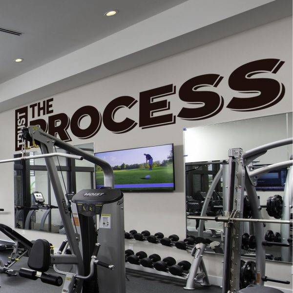 Trust The Process Wall Sticker