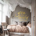You Look Lovely Today Wall Sticker - Gold Foil