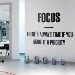 Focus Gym Wall Sticker