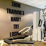 Training is Hard Gym Wall Sticker