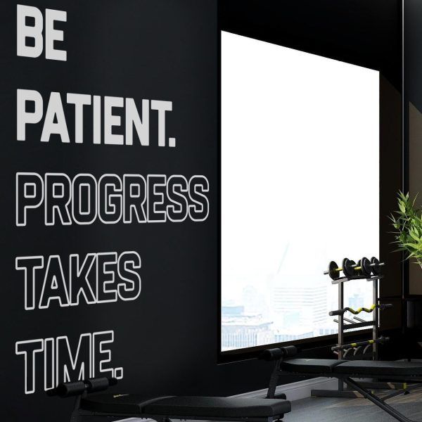 Progress Takes Time Wall Sticker