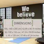 We Believe In One More Push - Dimensions