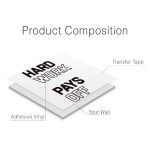 Hard Work Pays Off Wall Decal - Product Composition