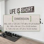 Lift Heavy Things Gym Decal - Dimensions