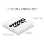 Warriors are Born Here Gym Decor - Product Composition