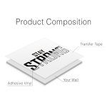 stay strong motivational wall decal vinyl gym decor sticker for fitness inspiration and home workout motivation - product composition